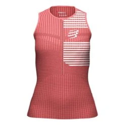 Compressport Triathlon Postural Sleeveless T-Shirt Pink Women