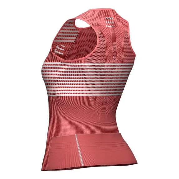 Compressport Triathlon Postural Sleeveless T-Shirt Pink Women 6 Compressport Triathlon Postural Sleeveless T-Shirt Pink Women - Image 6