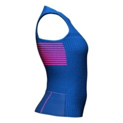 Compressport Triathlon Postural Sleeveless T-Shirt Blue Women -Flow Stroke Sales po aw00092b 512 003