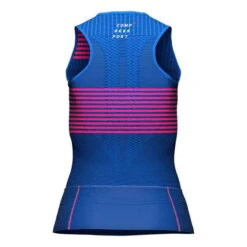 Compressport Triathlon Postural Sleeveless T-Shirt Blue Women -Flow Stroke Sales po aw00092b 512 005
