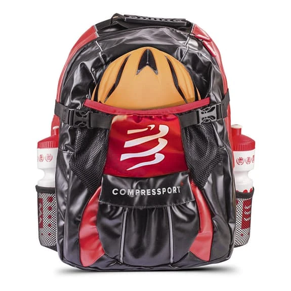 Compressport GlobeRacer 35L Backpack Black Red 2 Compressport GlobeRacer 35L Backpack Black Red - Image 2