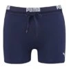 Puma Logo Trunk Swimming Trunks Navy Blue