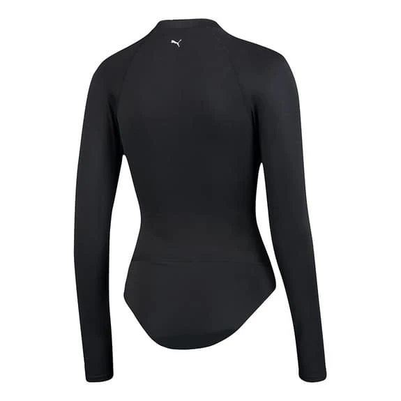 Puma Swim Surf Long Sleeve Swimming Costume Black Women 4 Puma Swim Surf Long Sleeve Swimming Costume Black Women - Image 4