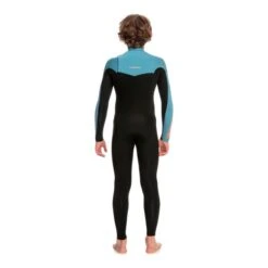Quiksilver 4/3mm Everyday Sessions Long Sleeve Wetsuit Blue Black Kids -Flow Stroke Sales qui eqbw103094 blm0 002
