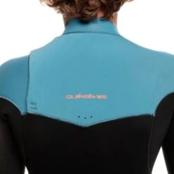 Quiksilver 4/3mm Everyday Sessions Long Sleeve Wetsuit Blue Black Kids -Flow Stroke Sales qui eqbw103094 blm0 003