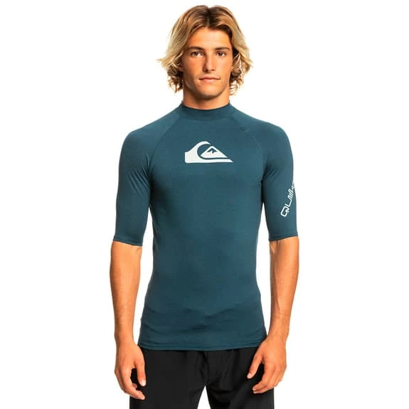 Quiksilver Surf All Time Short Sleeve T-Shirt Navy Blue White 4 Quiksilver Surf All Time Short Sleeve T-Shirt Navy Blue White - Image 4