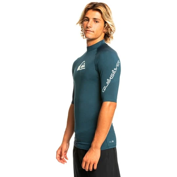 Quiksilver Surf All Time Short Sleeve T-Shirt Navy Blue White 5 Quiksilver Surf All Time Short Sleeve T-Shirt Navy Blue White - Image 5