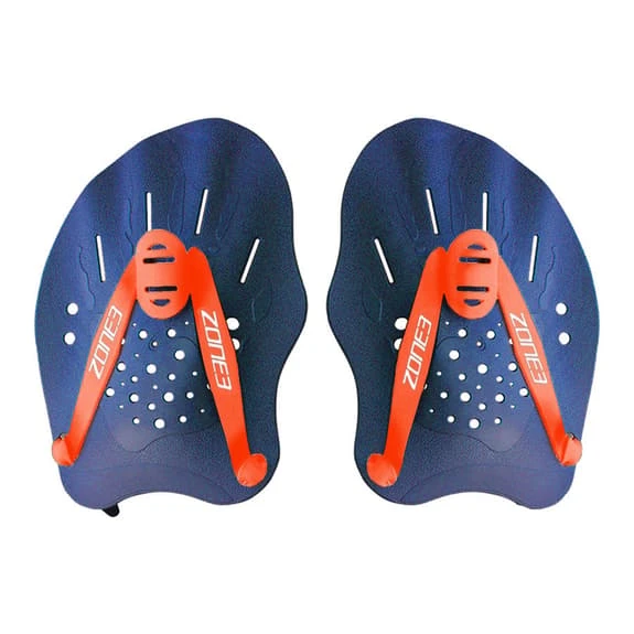 Zone3 Ergo Hand Paddles Blue Orange 1 Zone3 Ergo Hand Paddles Blue Orange