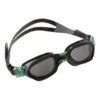 Seac Aquatech Swimming Goggles Black Green With Tinted Lenses