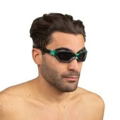 Seac Aquatech Swimming Goggles Black Green With Tinted Lenses -Flow Stroke Sales sec 1520032542000a 004