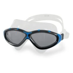 Seac Profile Swimming Goggles Black Blue With Tinted Lenses