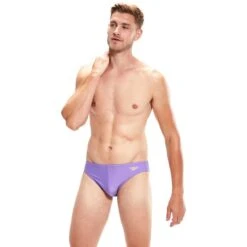Speedo Solar 5cm Swim Shorts Pastel Lilac Light Yellow