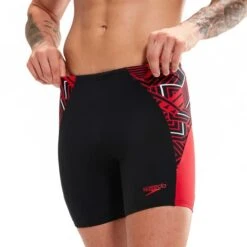 Speedo Eco Endurance+ Splice Swim Shorts Black Red White 10 Speedo Eco Endurance+ Splice Swim Shorts Black Red White -Flow Stroke Sales so 8 00299914534 005