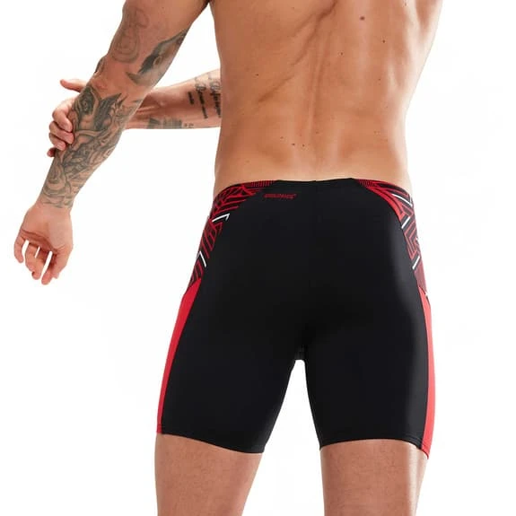 Speedo Eco Endurance+ Splice Swim Shorts Black Red White 6 Speedo Eco Endurance+ Splice Swim Shorts Black Red White - Image 6