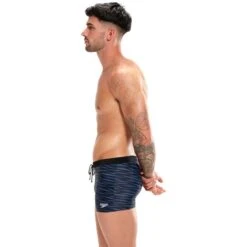 Speedo Valmilton Swim Shorts Dark Blue Black Grey -Flow Stroke Sales so 8 00303115180 003