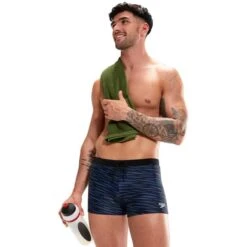 Speedo Valmilton Swim Shorts Dark Blue Black Grey -Flow Stroke Sales so 8 00303115180 004