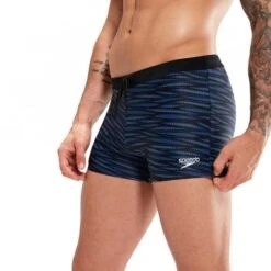 Speedo Valmilton Swim Shorts Dark Blue Black Grey -Flow Stroke Sales so 8 00303115180 005