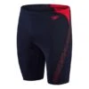 Speedo Hyper Boom Splice Swim Shorts Black Red