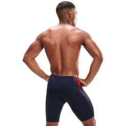 Speedo Hyper Boom Splice Swim Shorts Black Red -Flow Stroke Sales so 8 00303815148 004