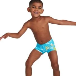 Speedo Tommy Turtle Placement Aquashort Blue Orange Kids -Flow Stroke Sales so 8 05394d820 003