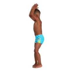 Speedo Tommy Turtle Placement Aquashort Blue Orange Kids -Flow Stroke Sales so 8 05394d820 006