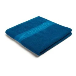 Speedo Border Towel Navy Blue