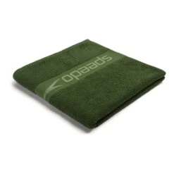 Speedo Border Towel Green