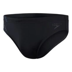 Speedo Tech Panel 7cm Brief Black Deep Blue