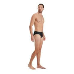 Speedo Tech Panel 7cm Brief Black Deep Blue -Flow Stroke Sales so 8 09739g689 006