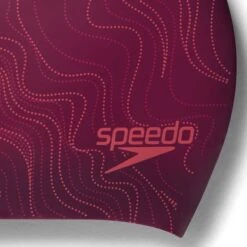 Speedo Long Hair Printed Swimming Cap Maroon Light Pink 5 Speedo Long Hair Printed Swimming Cap Maroon Light Pink -Flow Stroke Sales so 8 1130614616 003