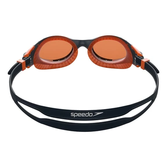 Speedo Futura Biofuse Flexiseal Goggles Black With Clear Lenses Orange 2 Speedo Futura Biofuse Flexiseal Goggles Black With Clear Lenses Orange - Image 2