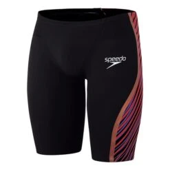 Speedo Fastskin LZR Pure Intent Jammer Shorts Black Red