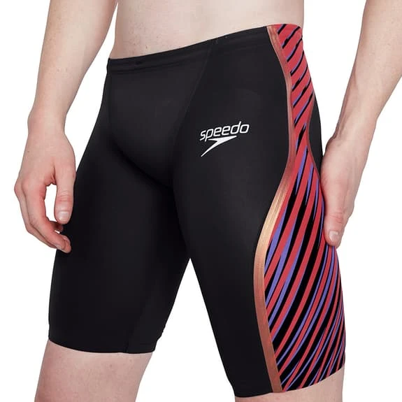 Speedo Fastskin LZR Pure Intent Jammer Shorts Black Red 4 Speedo Fastskin LZR Pure Intent Jammer Shorts Black Red - Image 4