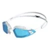 Speedo Aquapulse Pro Swimming Goggles Blue White With Blue Lenses