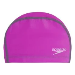 Speedo Long Hair Pace Swimming Cap Lilac Pink