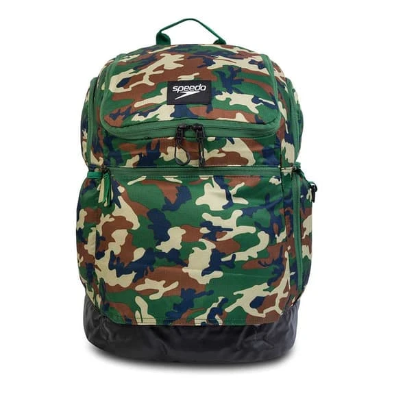 Speedo Teamster 2.0 35L Backpack Green Brown 2 Speedo Teamster 2.0 35L Backpack Green Brown - Image 2