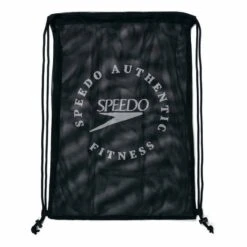 Speedo Classic Printed Mesh Bag Black White