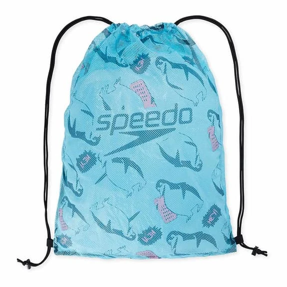 Speedo Printed Mesh Bag XU Blue 1 Speedo Printed Mesh Bag XU Blue