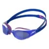 Speedo Fastskin Hyper Elite Swimming Goggles White Lilac With Blue Clear Lenses