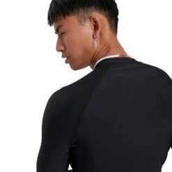 Speedo Rash Long Sleeve T-Shirt Black -Flow Stroke Sales so 8 132093503 003