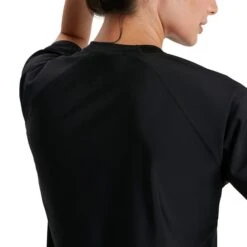 Speedo Swim Tee Short Sleeve T-Shirt Black White Women 8 Speedo Swim Tee Short Sleeve T-Shirt Black White Women -Flow Stroke Sales so 8 134880001 003