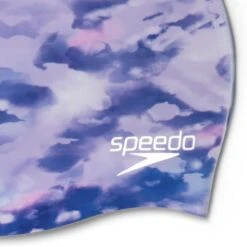 Speedo Digital Printed Swimming Cap Lilac Pink White Kids -Flow Stroke Sales so 8 1352514633 003