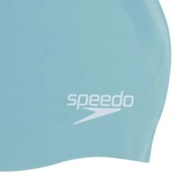 Speedo Plain Moulded Swimming Cap Turquoise Blue 5 Speedo Plain Moulded Swimming Cap Turquoise Blue -Flow Stroke Sales so 8 70984d201 003