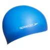 Speedo Plain Flat Silicone Swimming Cap Blue Black Red Kids (3 Units)