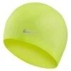 Nike Swim Solid Silicone Swimming Cap Yellow Kids