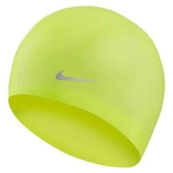 Nike Swim Solid Silicone Swimming Cap Yellow Kids