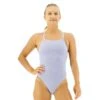 TYR Lapped Solid I Swimsuit Light Lilac Women