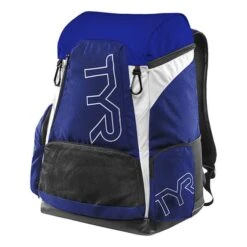 TYR Alliance 45L Swimming Backpack Blue White