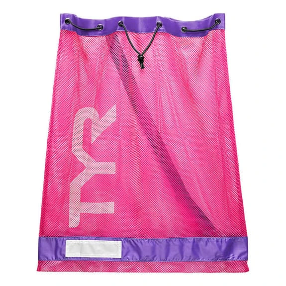 Swimming Bag TYR Mesh 75L Pink Lila 1 Swimming Bag TYR Mesh 75L Pink Lila