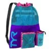 Swimming Bag TYR Big Mesh Mummy 40L Blue Lilac